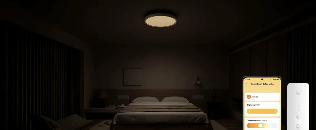 Llambë tavani smart Xiaomi Smart Ceiling Light D30 30 W, e bardhë, 1 copë
