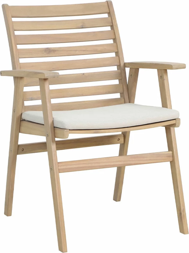 Karrige Etoile me jastëk, natyrale e bardhë, 61x59x86.5