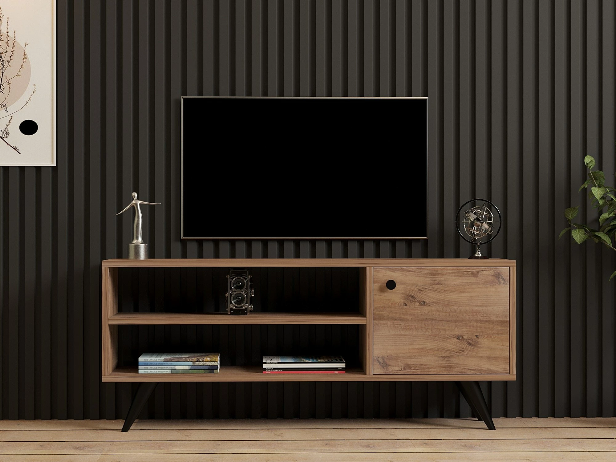 Komodë TV Hanah Home, Jena, ngjyrë Atlantic Pine