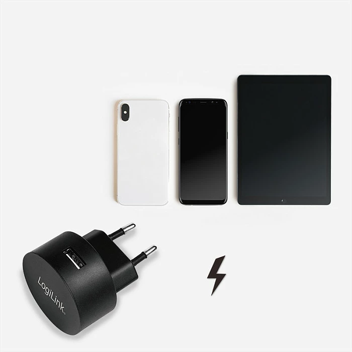 Karikues muri LogiLink USB-A, 10.5W, 1 port, i zi