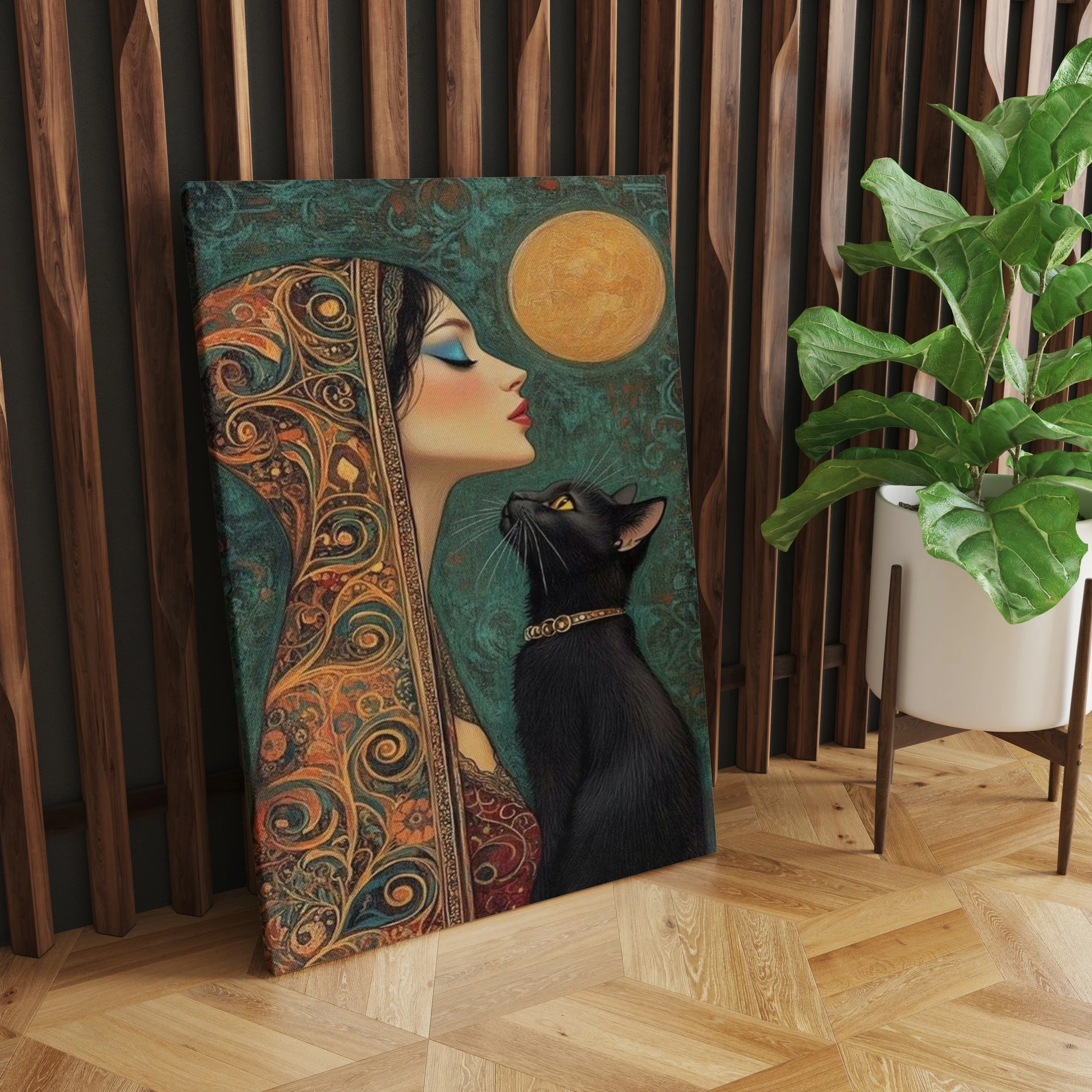 Pikturë dekorative në kanavacë, shumëngjyrëshe, 70x100cm