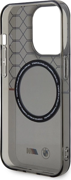 Mbështjellës BMW Pattern MagSafe për iPhone 13 Pro / 13, Gri