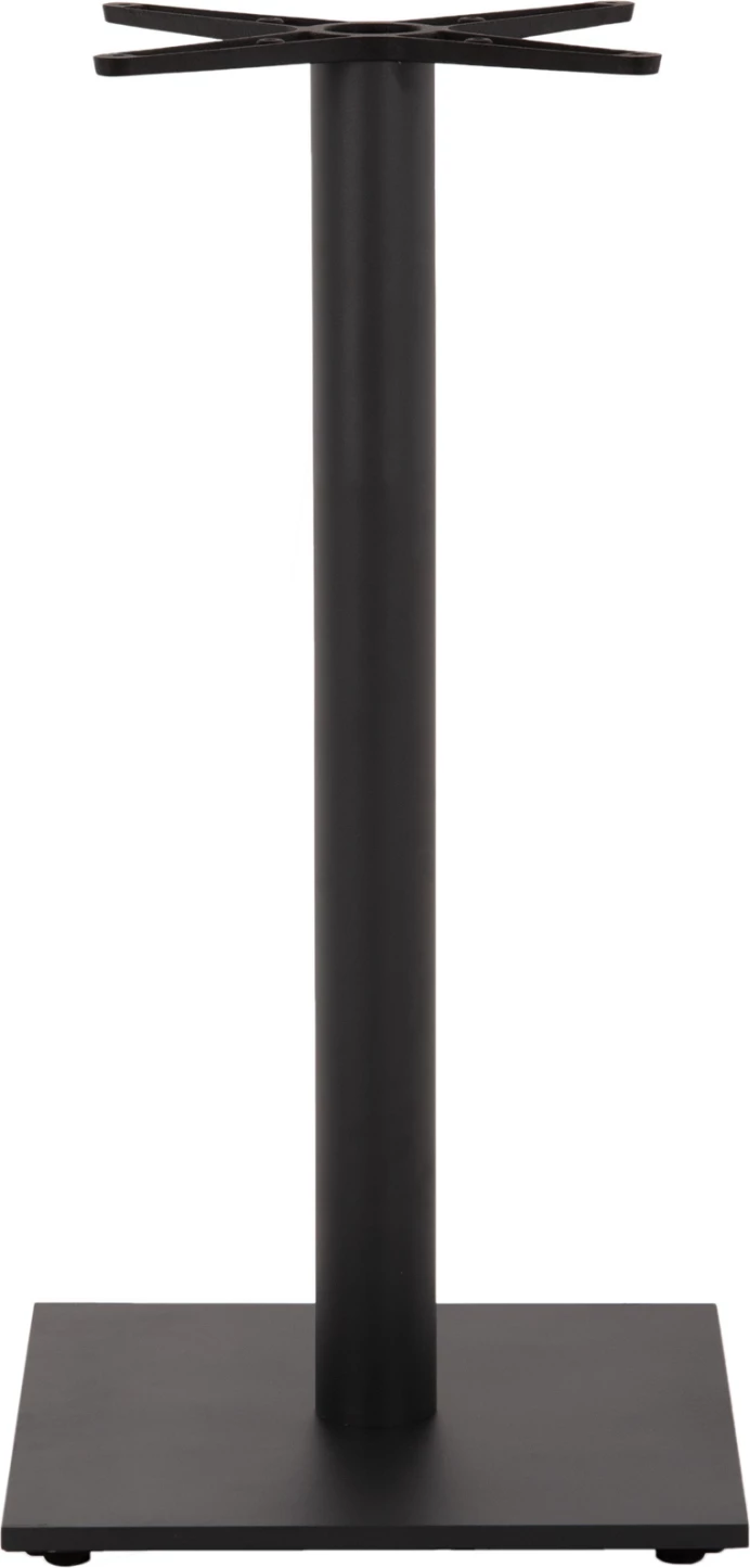 Bazë për tavolinë bar FH474.20 lartësi mesatare-metal gri mat-rregullues lartësie-kryq 46Χ46cm 45Χ45Χ94Hcm