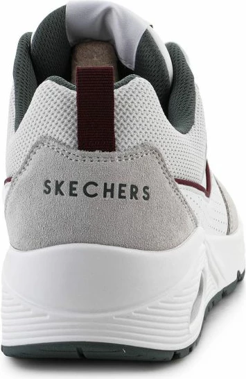 Atlete për meshkuj Skechers, të bardha dhe gri