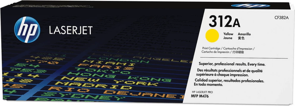 Toner HP 312A CF382A, 2700 faqe, standard, verdhë