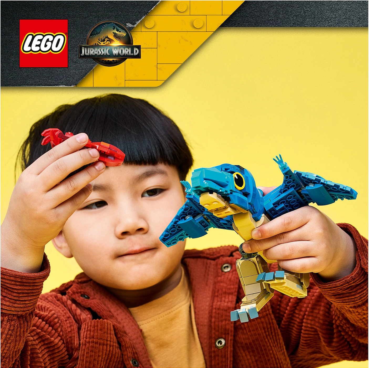 Set LEGO Jurassic World 77977 Baby Pteranodon, 373 copë, 7+, blu