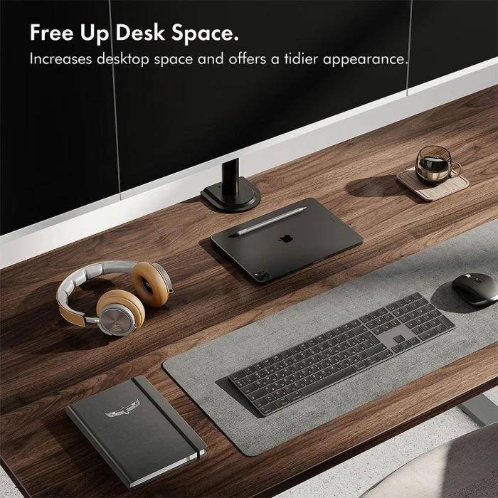 Mbajtëse tavoline për 3 monitorë VONHAUS 3000474 deri 27\", VESA 75x75/100x100, e zezë