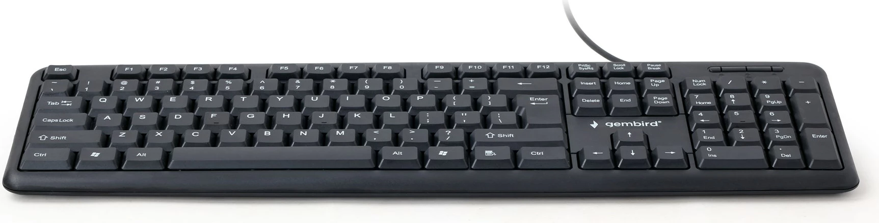 Tastierë GEMBIRD, e zezë