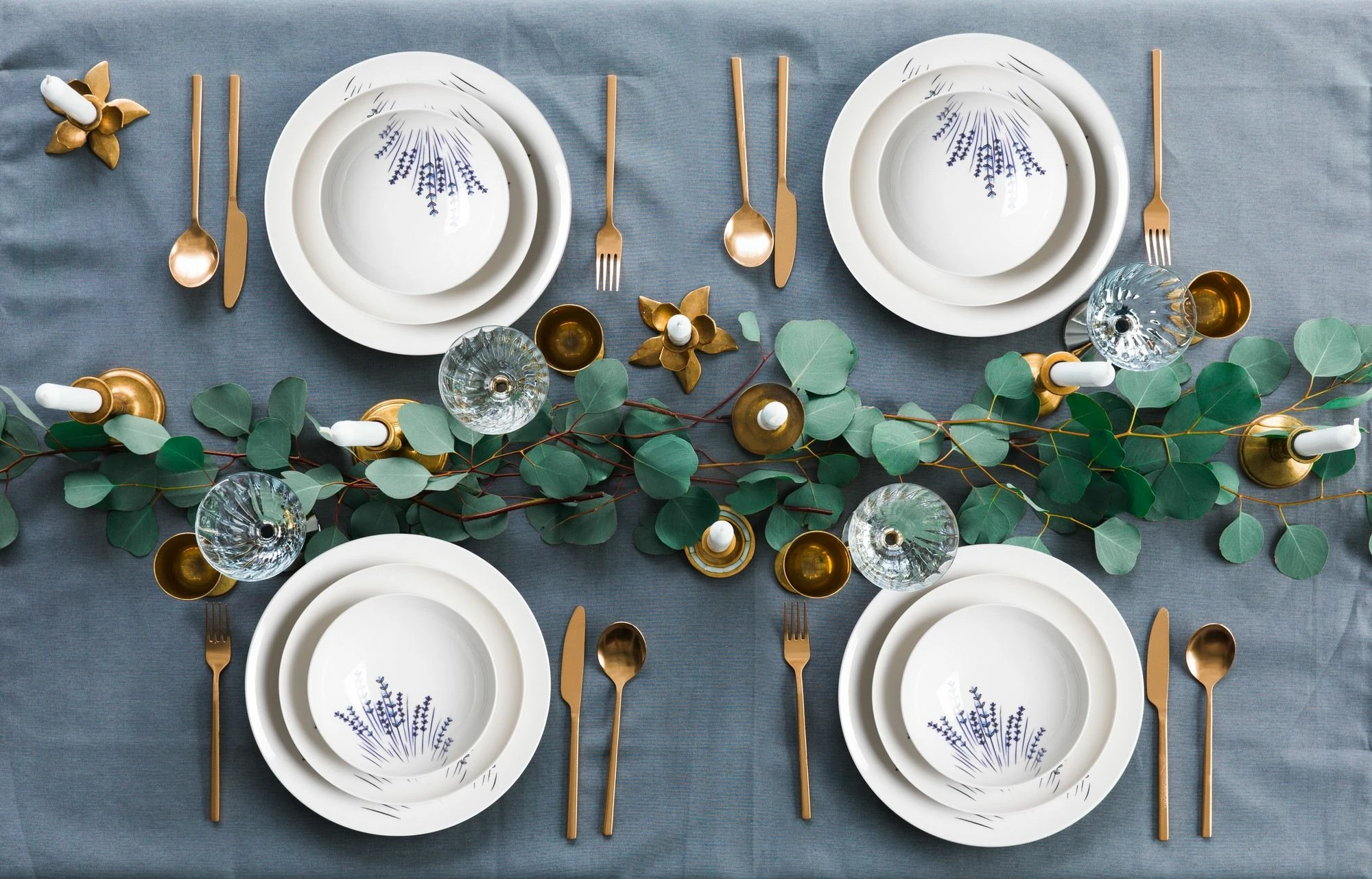 Set enësh për drekë (24 copë), Hermia, GBSATN24KY4E40711