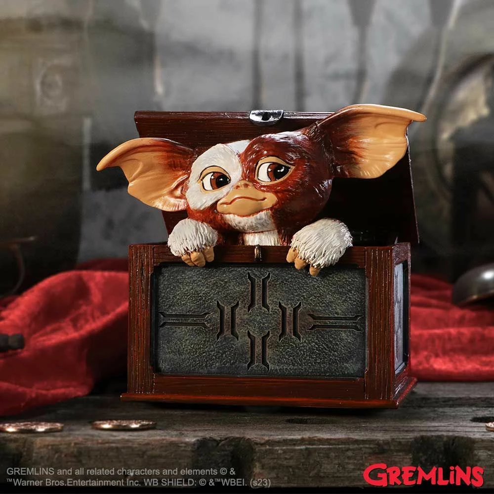 Figurinë NEMESIS NOW Gremlins Gizmo "You Are Ready" prej rrëshire, e pikturuar me dorë