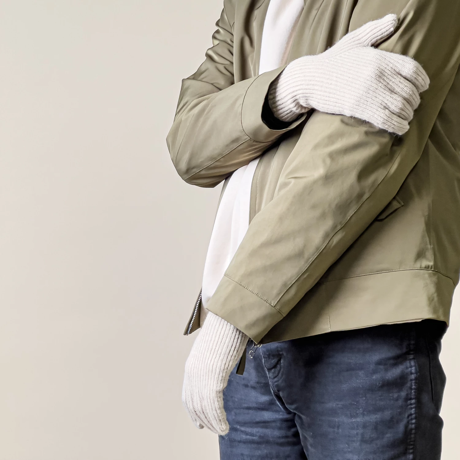 Doreza të thurura për telefon Hurtel, madhësi universale, bezhë