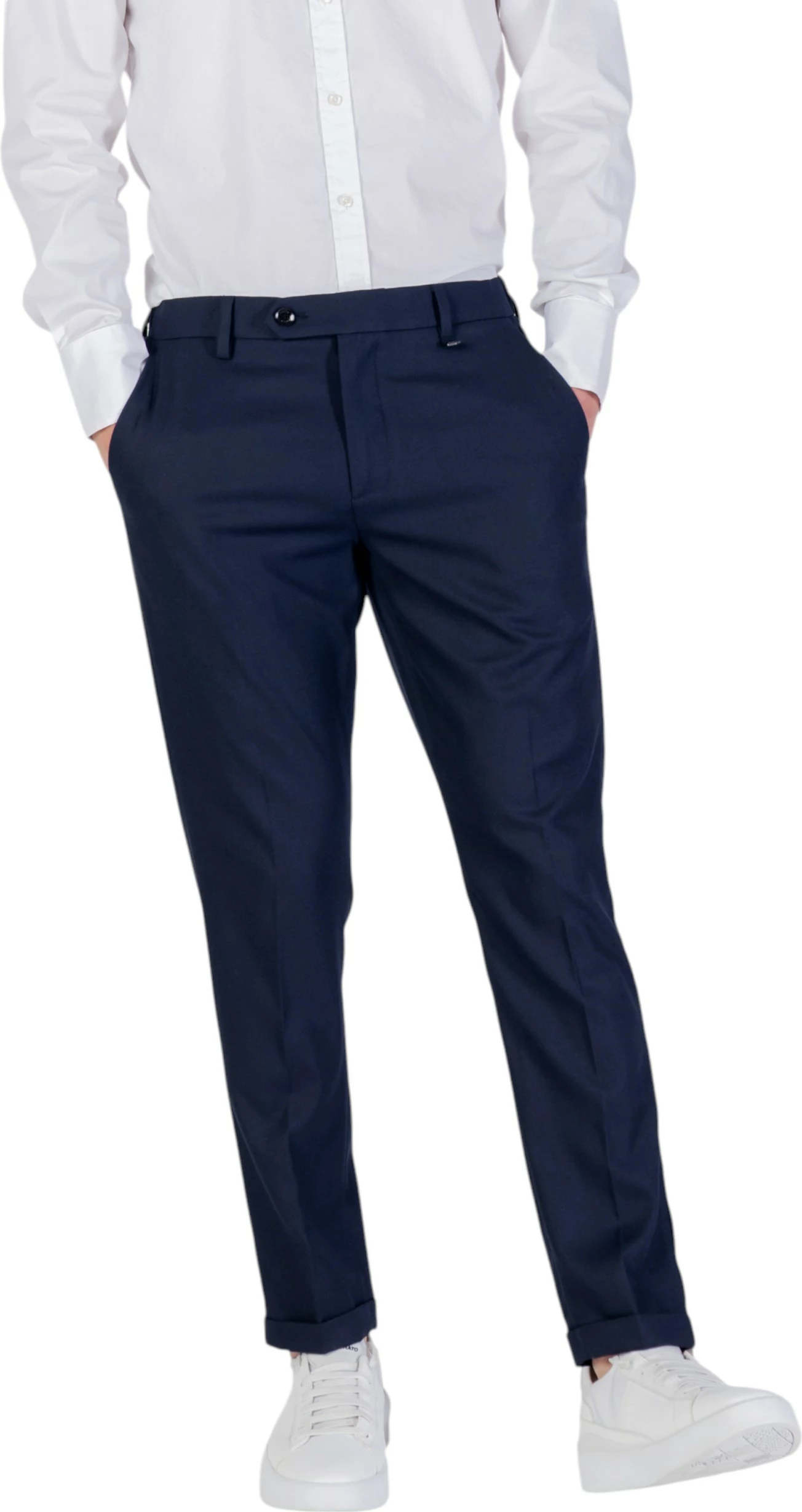 Pantallona për meshkuj Antony Morato RAD Slim Ankle Length Fit MMTR00768-FA600285, blu navy [Madhësia: W40]