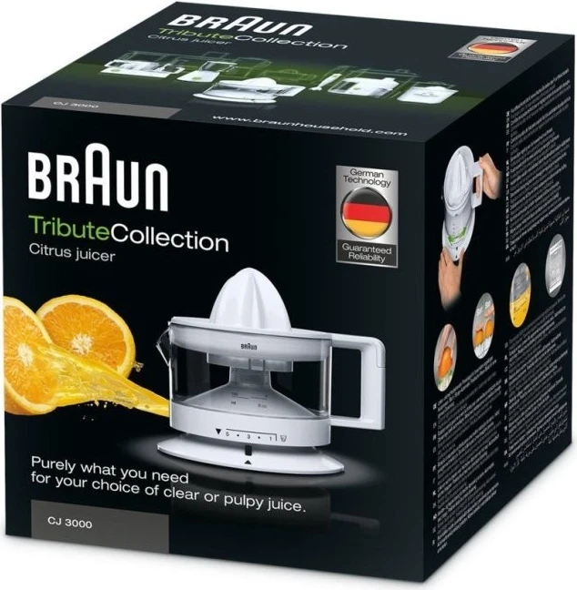 Lëngtarë Braun CJ 3000, ngjyrë e bardhë