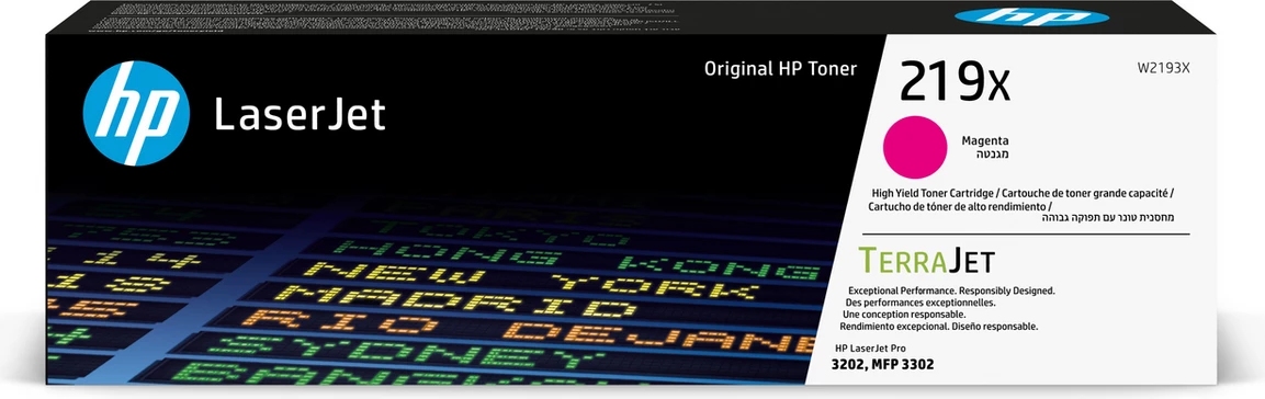 Toner HP 219X W2193X 2500 faqe XL magenta