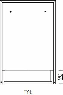 Kabinet për shpërndarës ngrohjeje Gorgiel SGN-3 n/t, 10 qarqe, 760x580x110 mm, i bardhë (për 1041111140)
