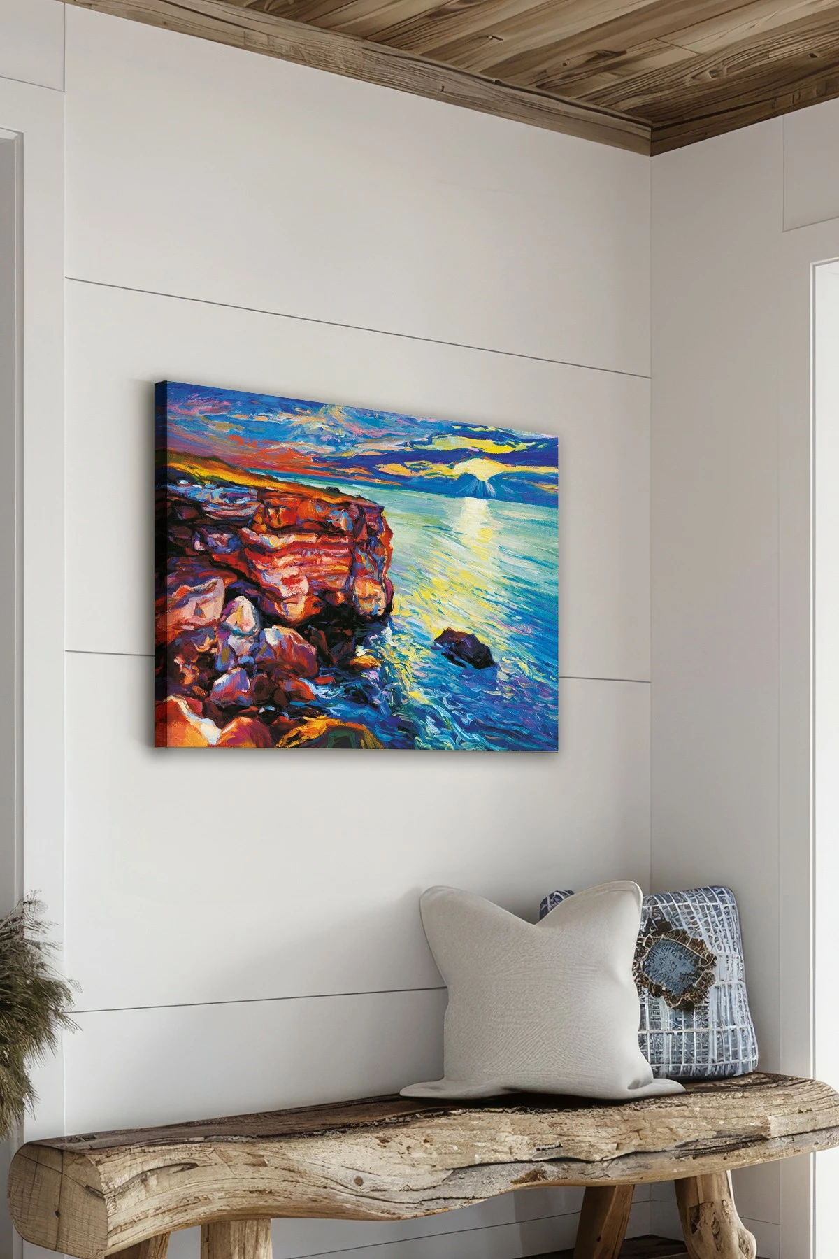 Pikturë dekorative në kanavacë, shumëngjyrëshe, Wallity Ersyfdc92, 50x70cm