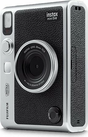 Aparat fotografik instant hibrid Fujifilm Instax Mini Evo, Bluetooth, ekran 3\", USB-C, mini HDMI, microSD, i zi