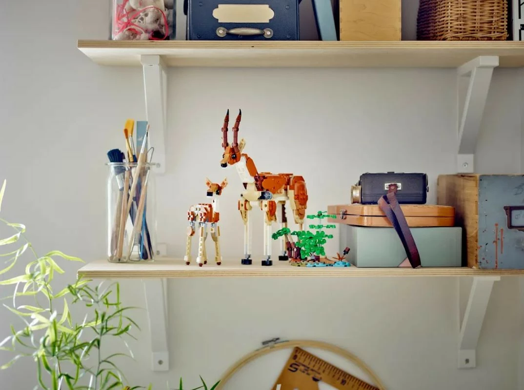 Set lodrash LEGO Creator 3-in-1 31150, 780 pjesë, Kafshë të egra nga safari, plastikë