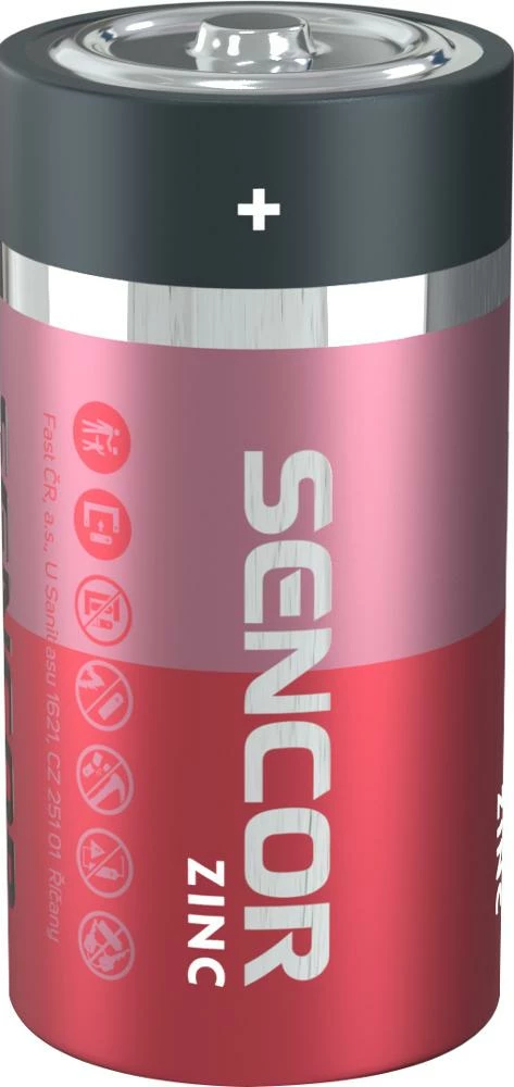 Bateri Sencor SBA R14 2BP C Zn, 2 copë