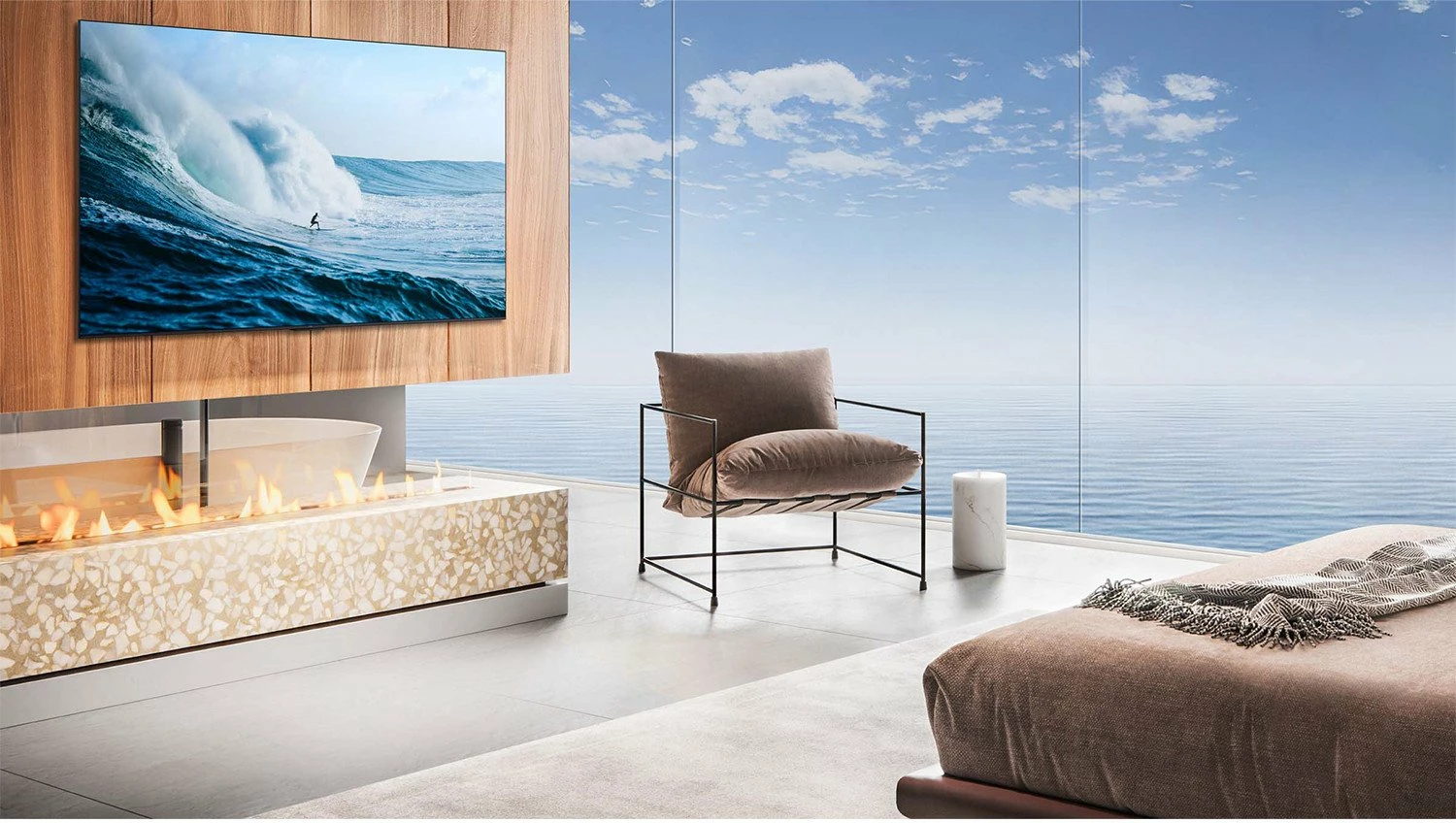 TV TCL 55Q6C 55\" 4K Ultra HD Mini LED Google TV, e zezë