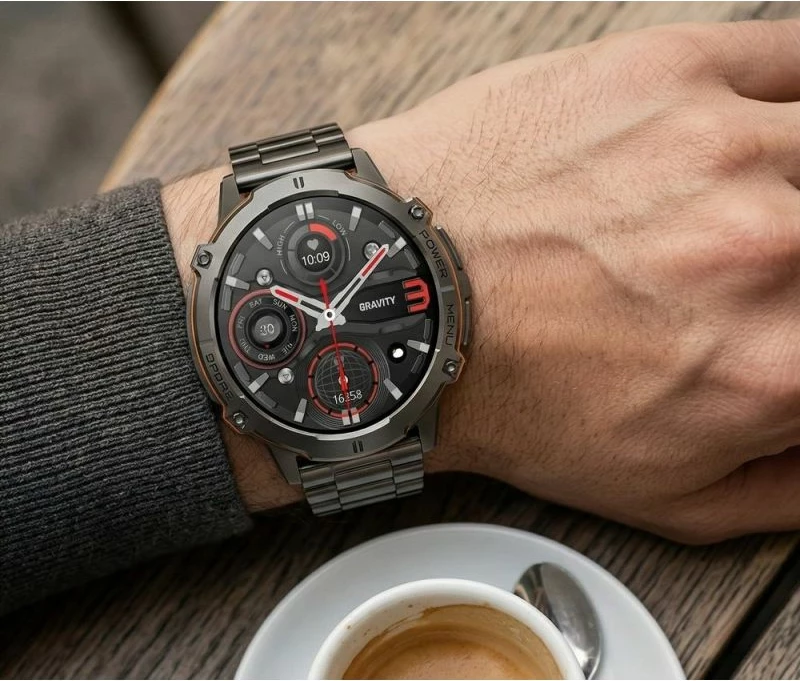Smartwatch Gravity GT42-2, rrip i zi + byzylyk