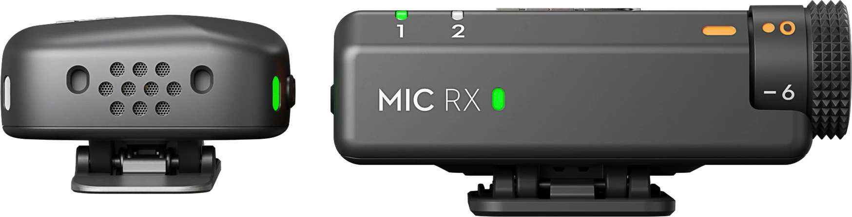 Mikrofon wireless DJI Mic Mini me marrës për kamerë, i zi