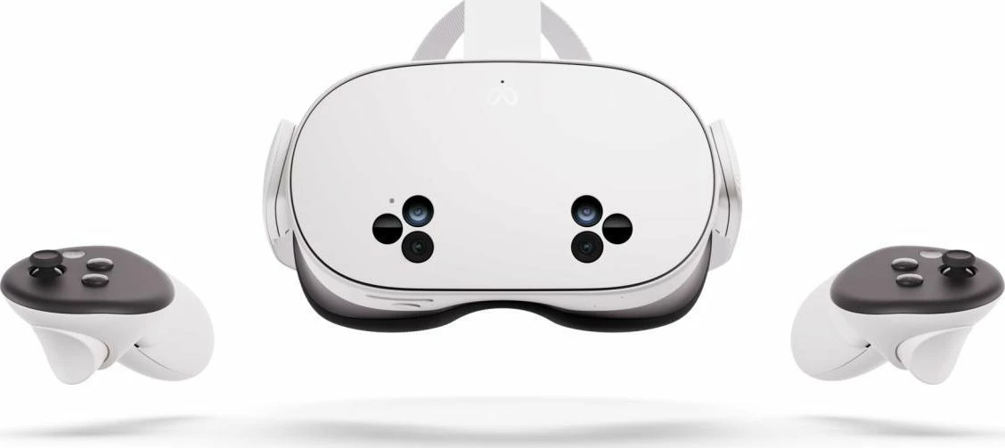 Gogla VR Oculus Meta Quest 3S 256GB, e bardhë, set me 2 kontrollorë Touch Plus