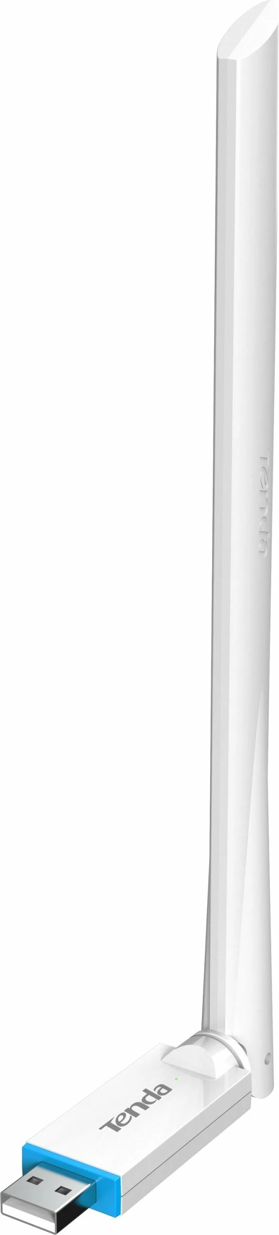 Adapter Wi‑Fi USB Tenda U2 287 Mbps, antenë e jashtme 6 dBi, i bardhë