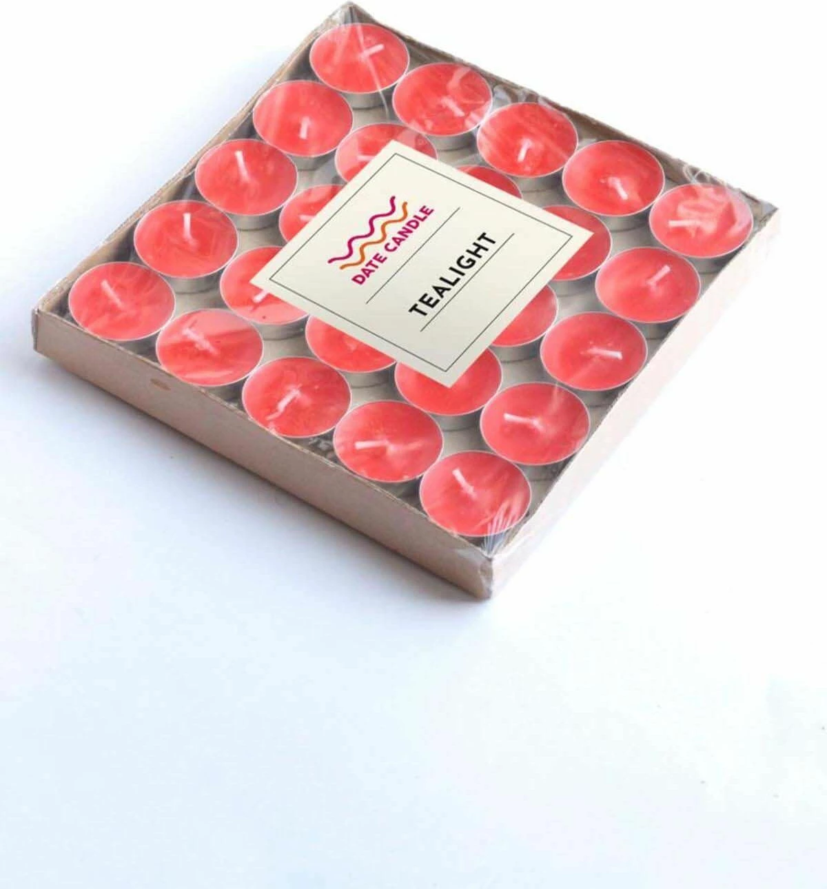 Qirinj tealight të kuq, Evila Originals, 50 copë