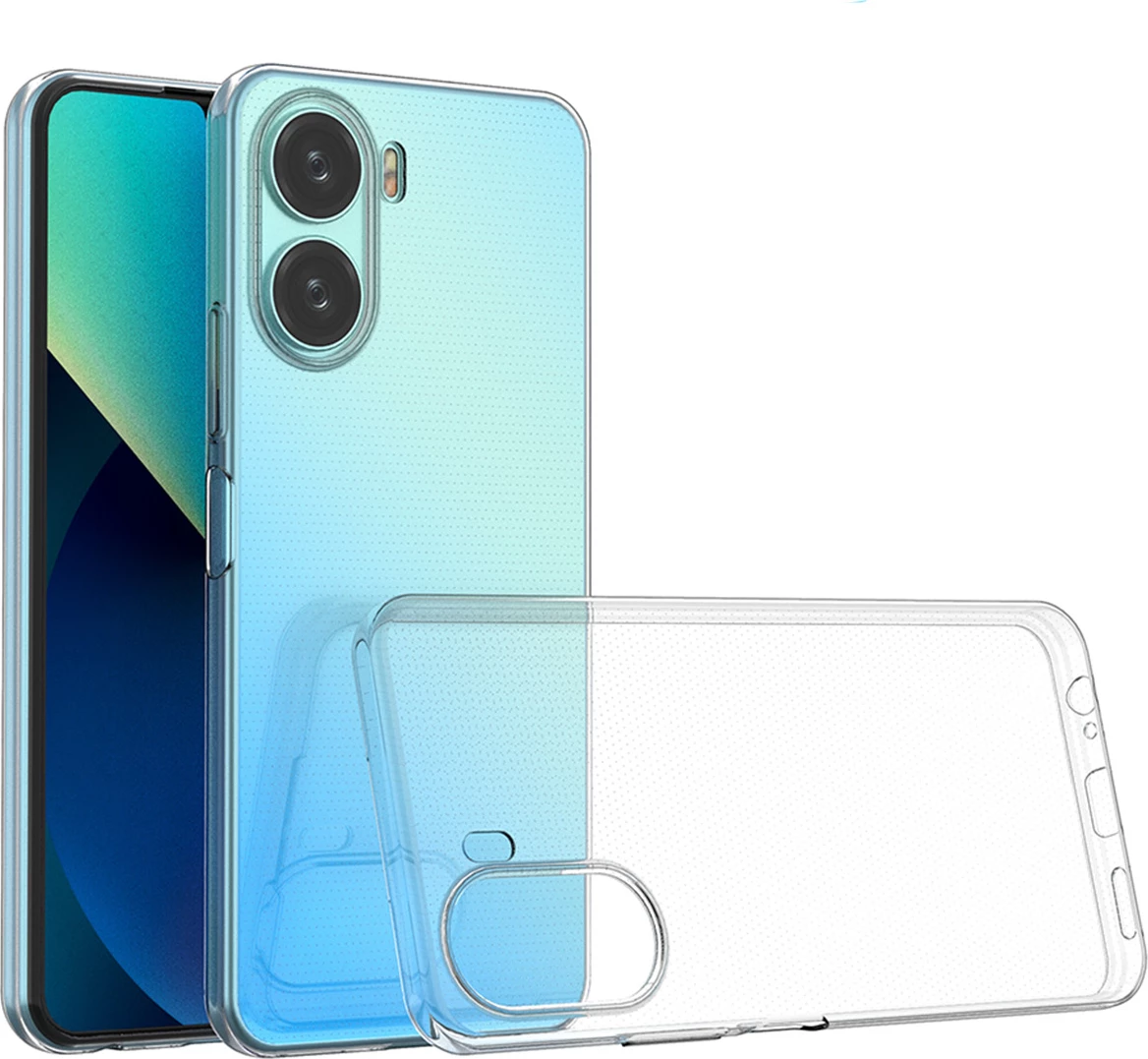 Mbështjellës Hurtel Ultra Clear 0.5mm për Vivo Y16 / Vivo Y02s, Transparent