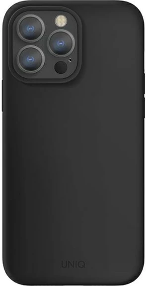 Mbështjellës UNIQ Lino për iPhone 13 Pro Max, i zi