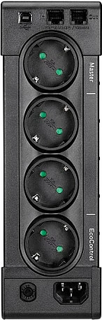 UPS Eaton Ellipse PRO 850 DIN, 0.85 kVA, 510 W, 4 prizë Type F, LCD, e zezë