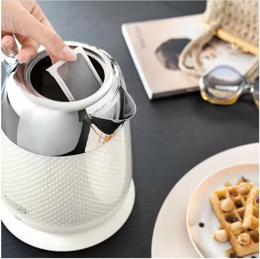 Çajnik elektrik DeLonghi Luminosa KBL2001, 1.7L, 2000W, krem