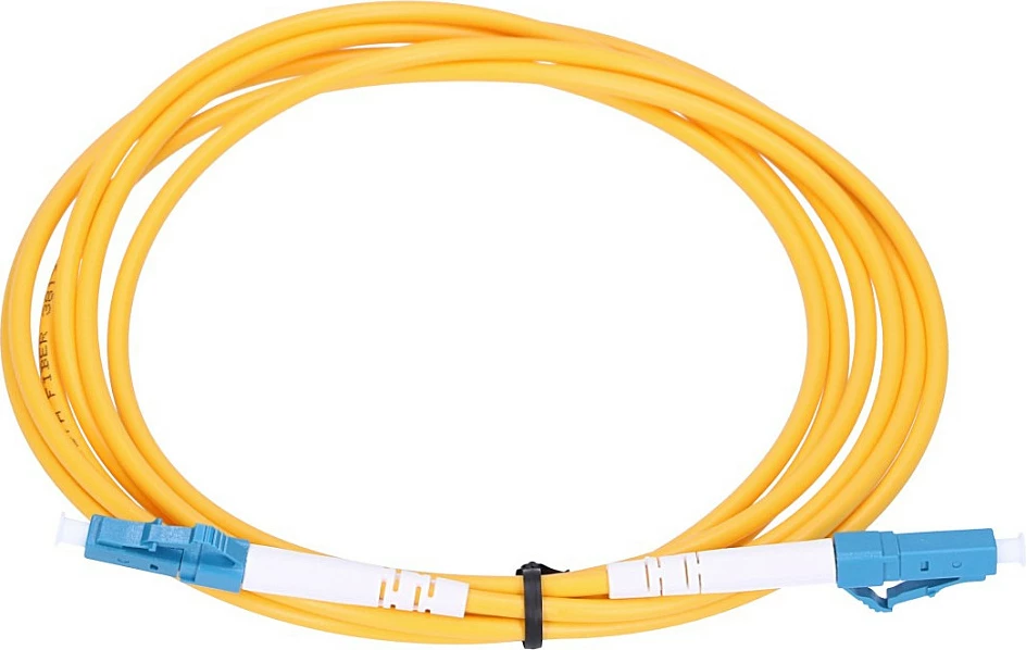 Patchcord fibër optike Extralink LC/UPC-LC/UPC, Single Mode, Simplex, 2m, 3mm, e verdhë