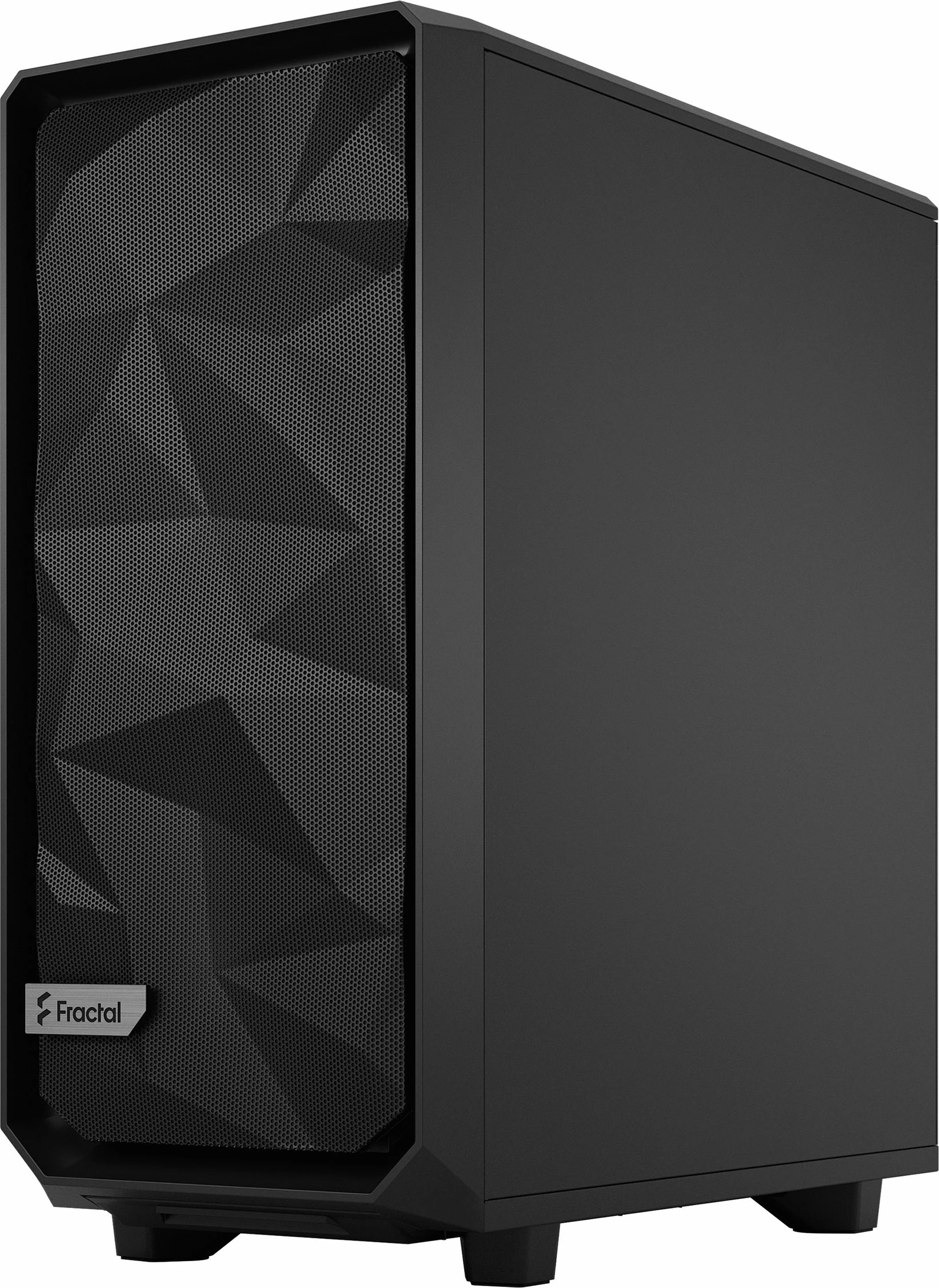 Kasë Fractal Design Meshify 2 Compact Solid FD-C-MES2C-01, Midi Tower ATX, pa dritare, e zezë