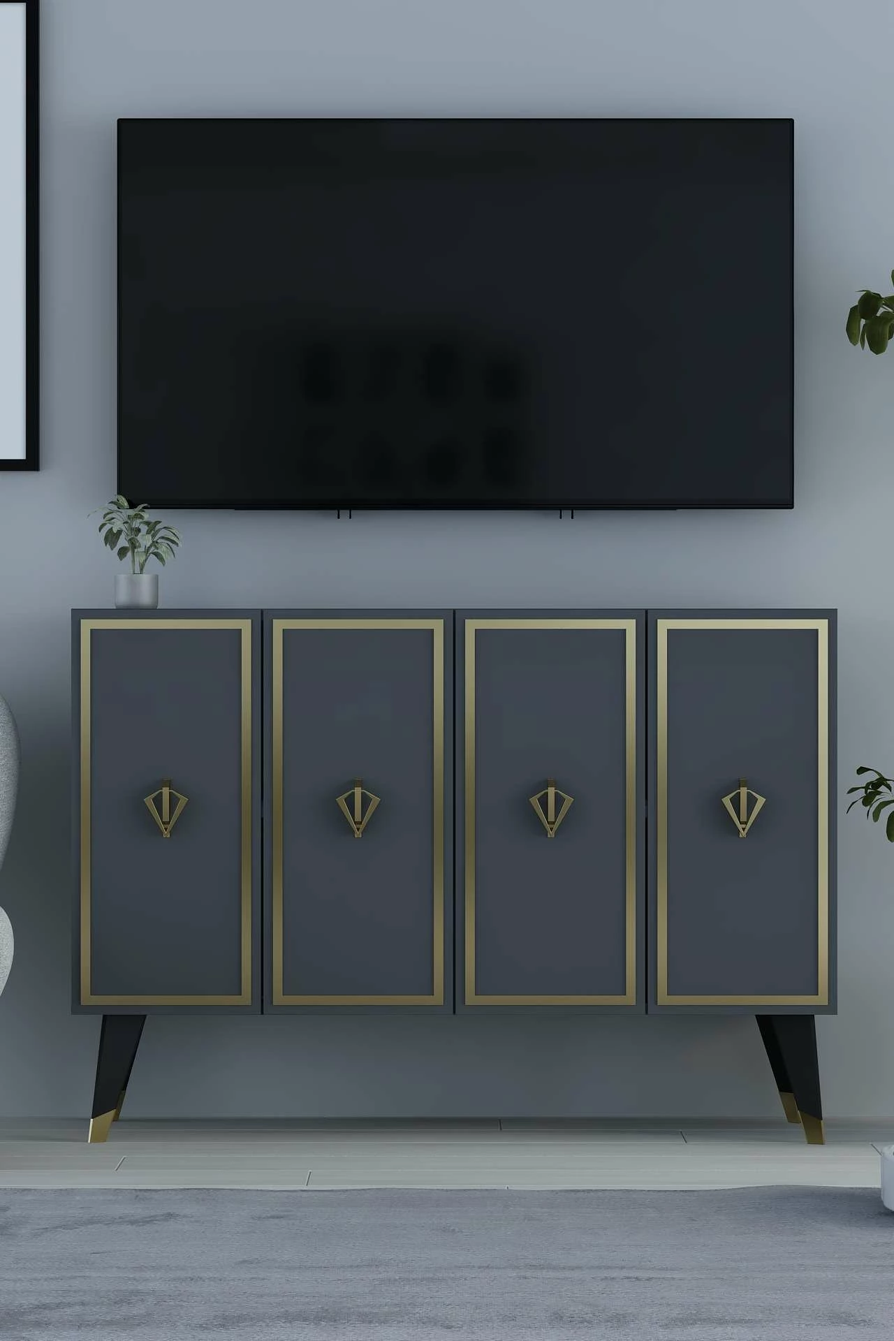 Konsol Skye Decor, anthracite, ar, 8177KM-32