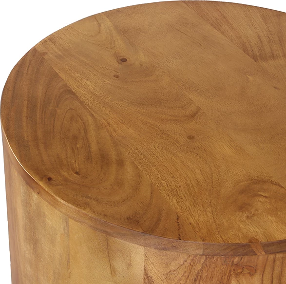 Tavolinë anësore Tulum, dru akacie, ngjyrë arre, 45x45x45