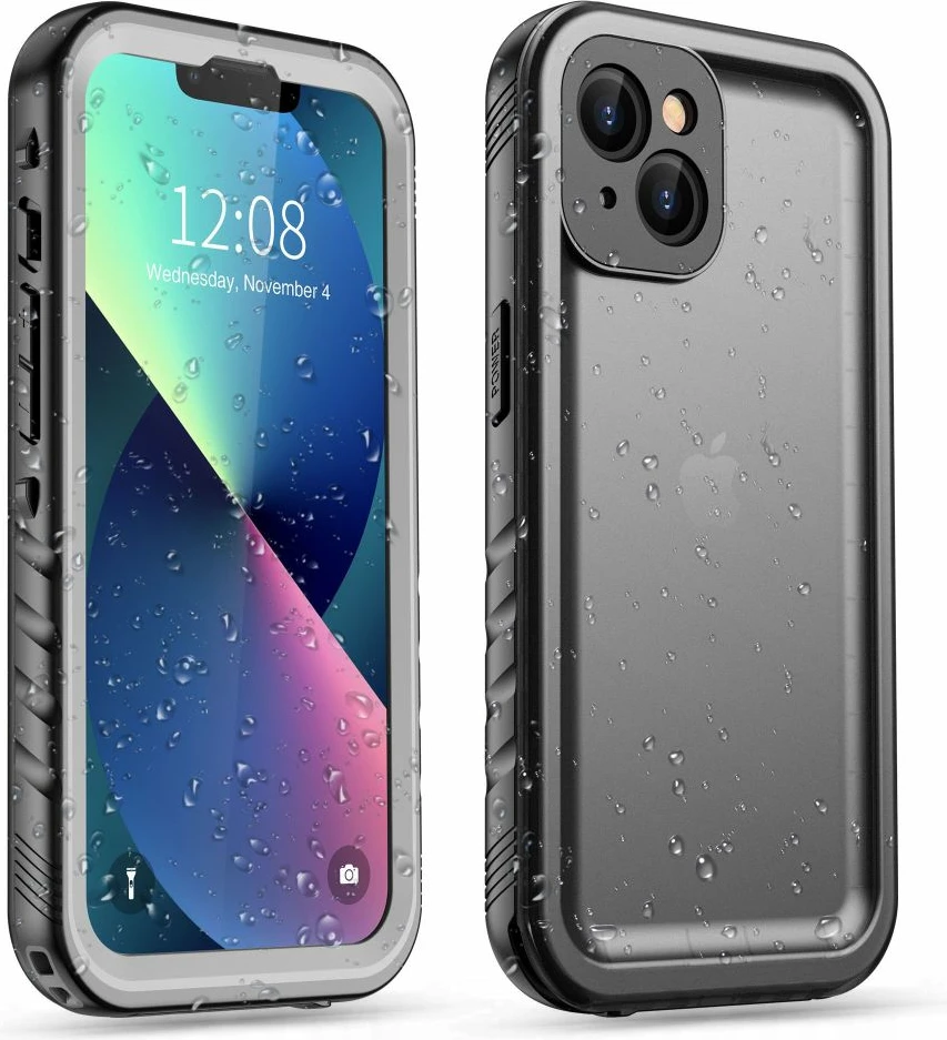 Mbështjellës Tech-Protect ShellBox IP68 për iPhone 13, i zi