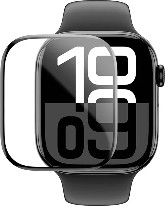 Mbrojtës ekrani AmazingThing Radix për Apple Watch 42mm, me kornizë të zezë