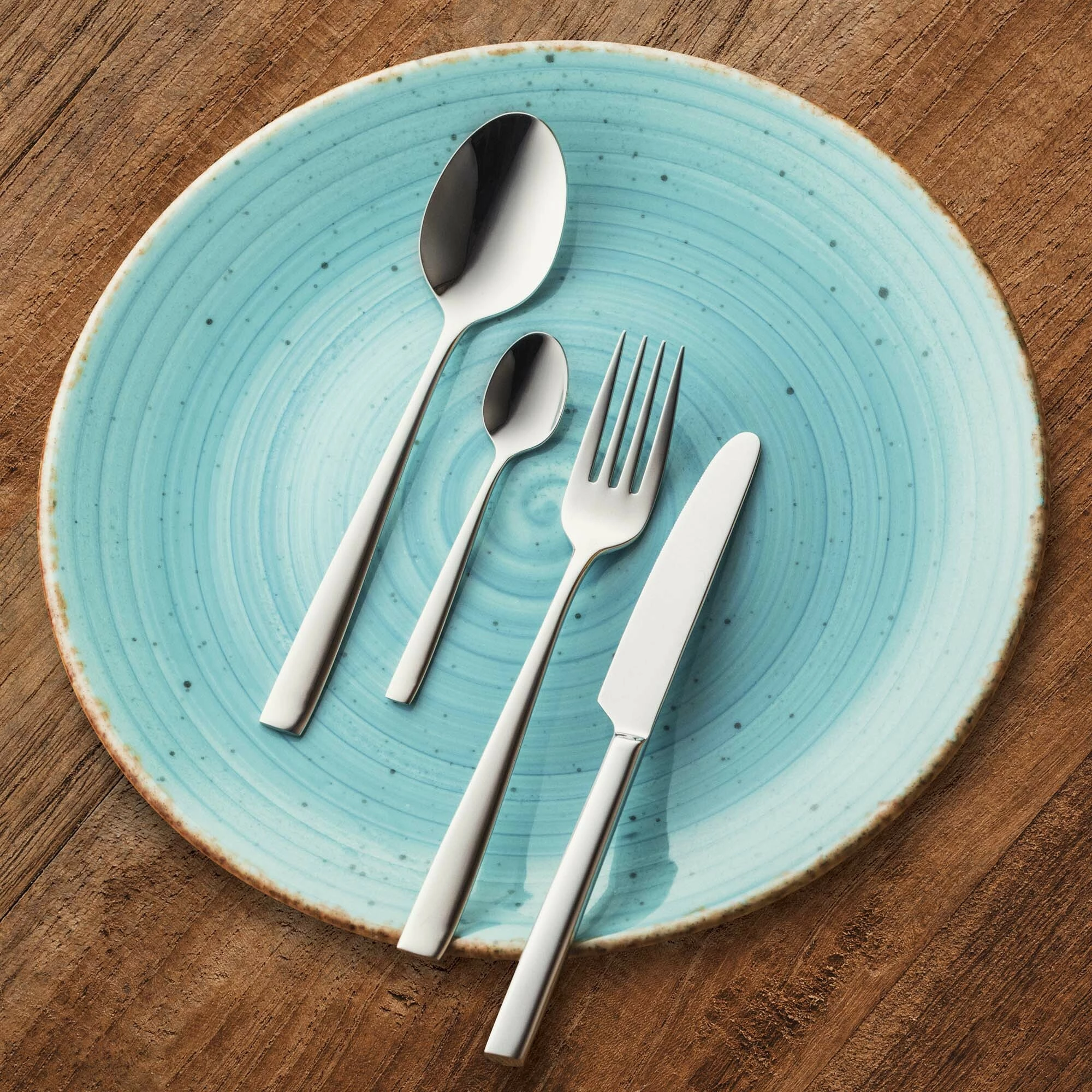 Lugë çaji OVE Garda 146 mm, inox 18/10, set 12 copë, argjendi