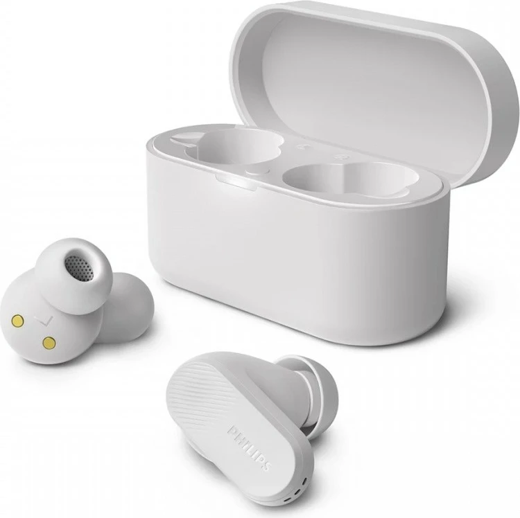 Kufje true wireless Bluetooth, Philips TAT3509, ANC, 24 orë, Bluetooth 5.3, IPX4, të bardha