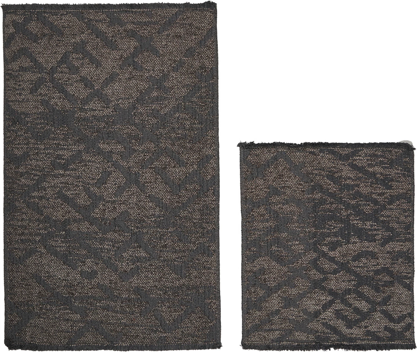 Set tapetash për banjo, 2 copë, ngjyrë gri, Mijölnir, So10014