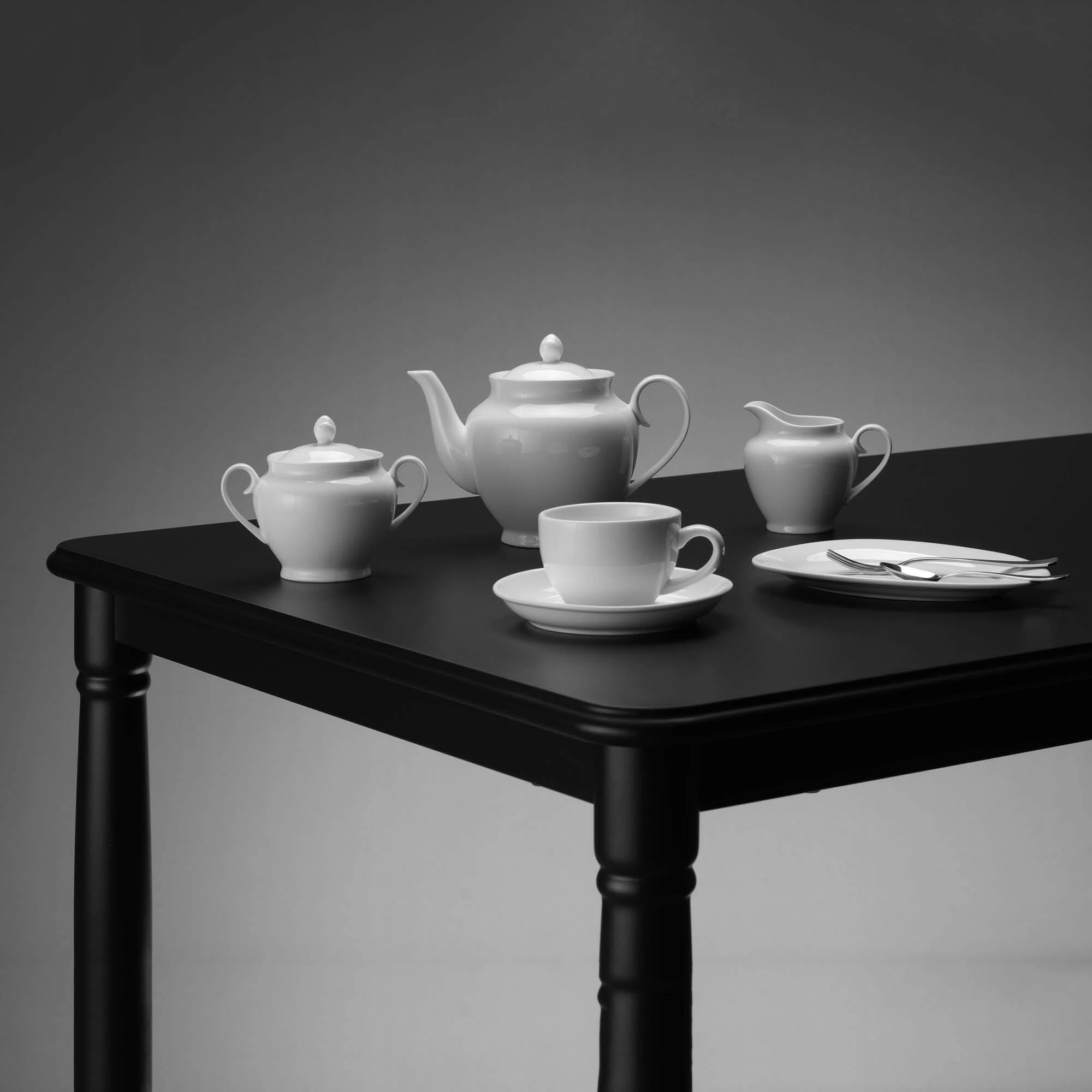 Pjatë porcelani Fine Dine Pure Crema Ø250 mm, krem, set 4 copë