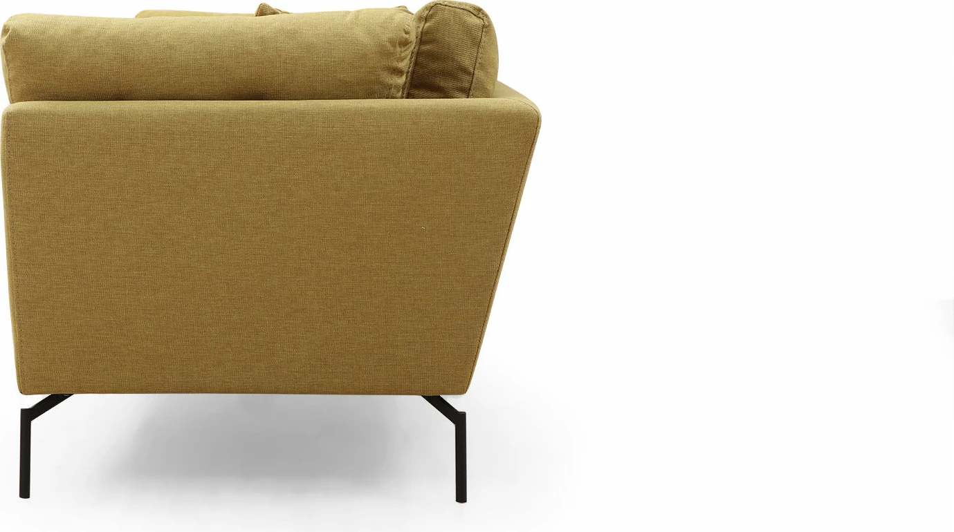 Divan treshe Atelier del Sofa, ngjyrë e verdhë-jeshile, Mapa