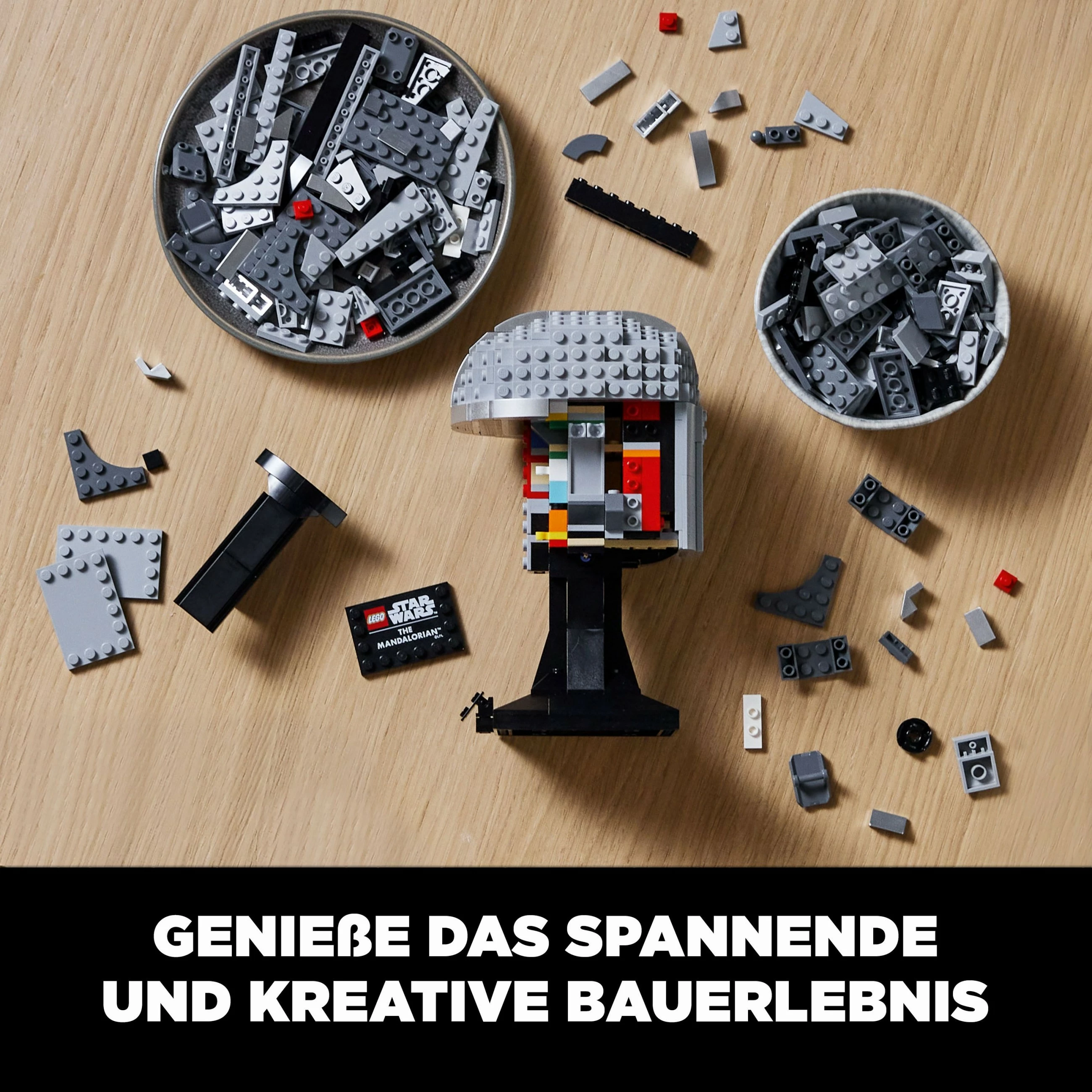 Set ndërtimi LEGO Star Wars The Mandalorian Helmet, 584 pjesë, shumëngjyrësh