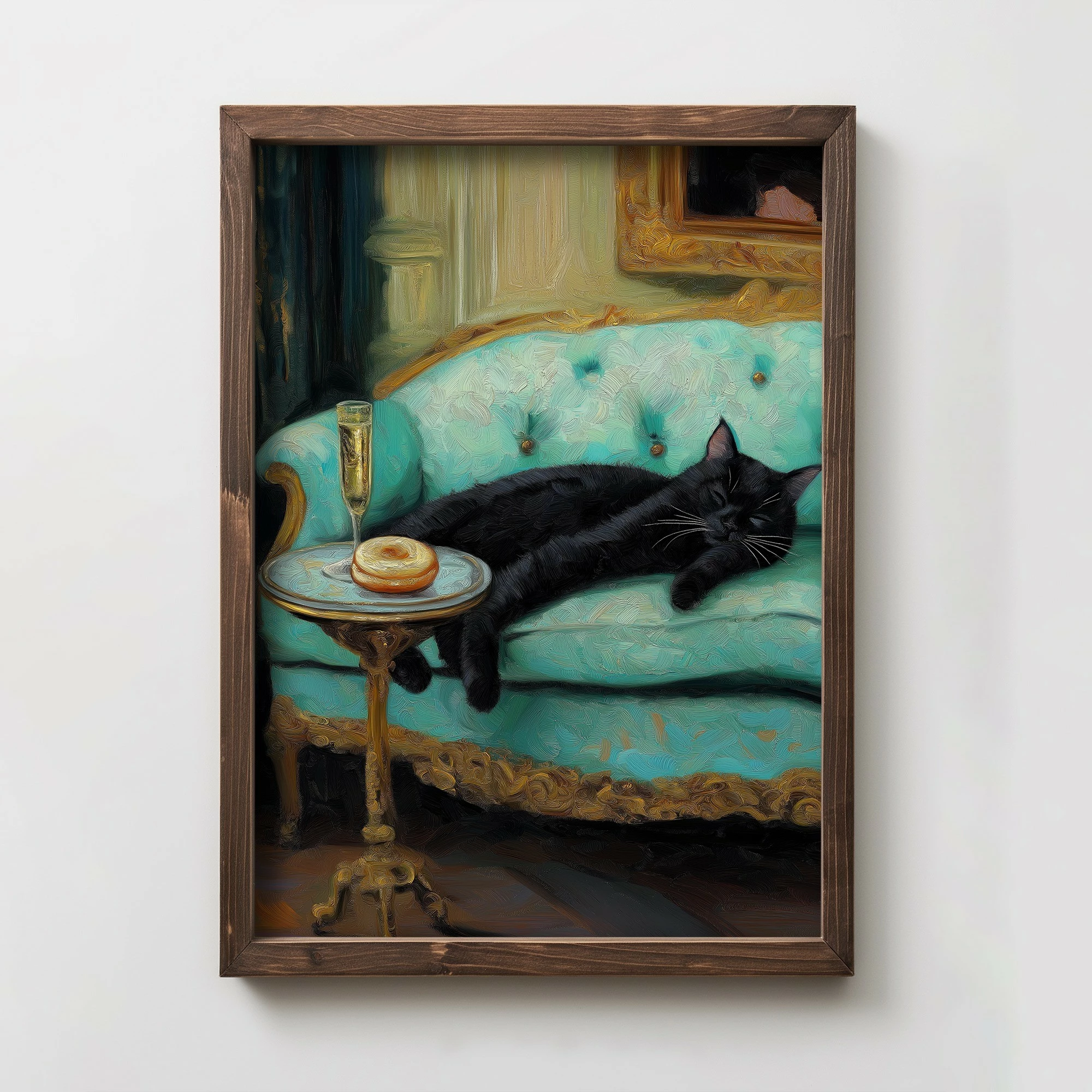 Pikturë dekorative me kornizë MDF, Wallity, TUN090-L, shumëngjyrëshe, 35x47x2 cm