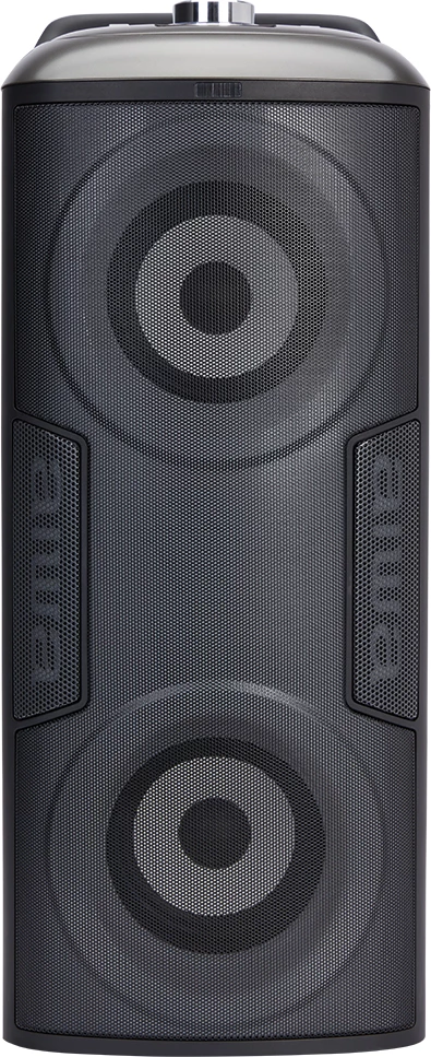 Altoparlant portativ Bluetooth Aiwa KBTUS-100, 16 W RMS HyperBass, TWS, RGB, karaoke, set me mikrofon e telekomandë, i zi