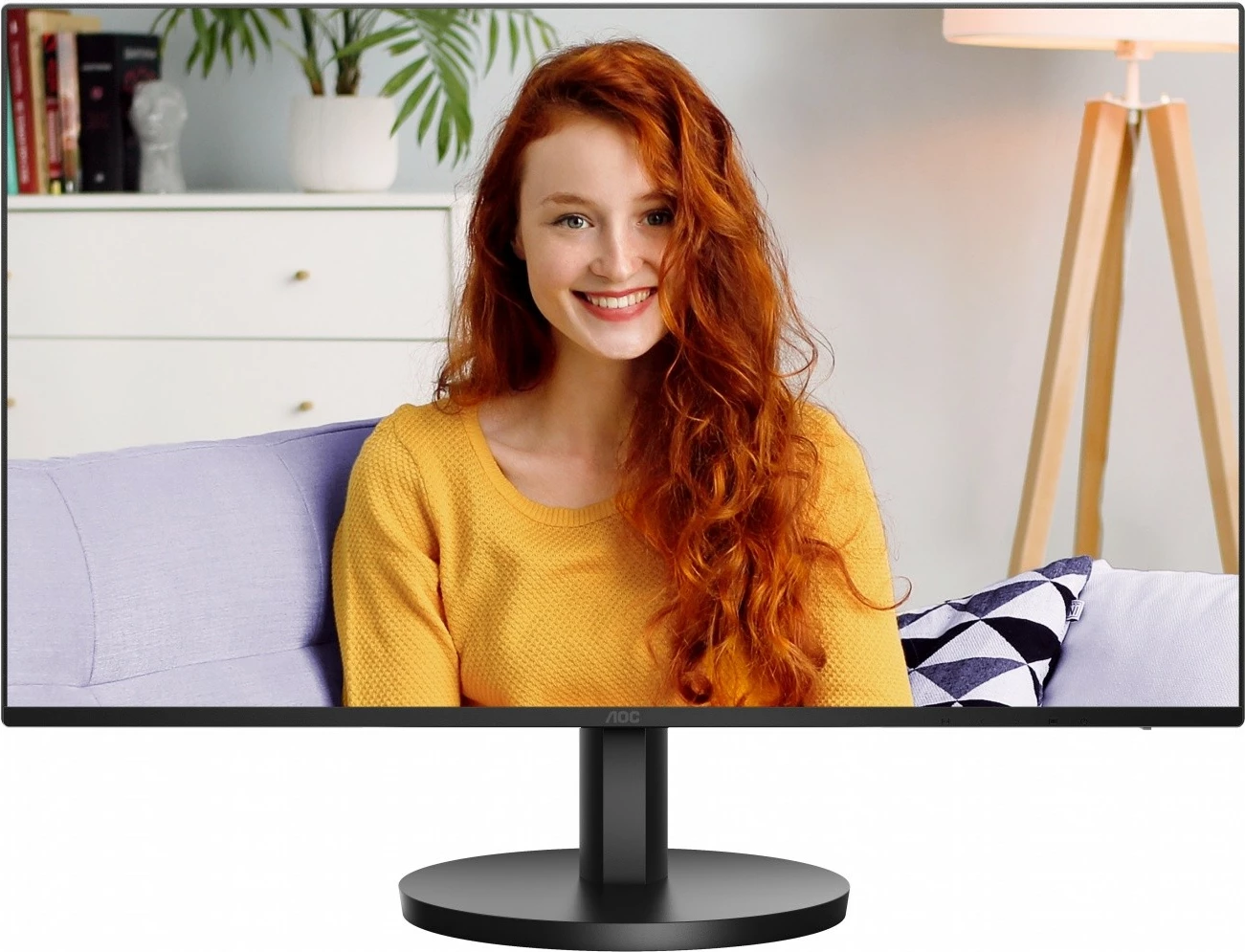 Monitor AOC 24B3HA2, 23.8", IPS, 100Hz, Full HD, me altoparlantë, i zi