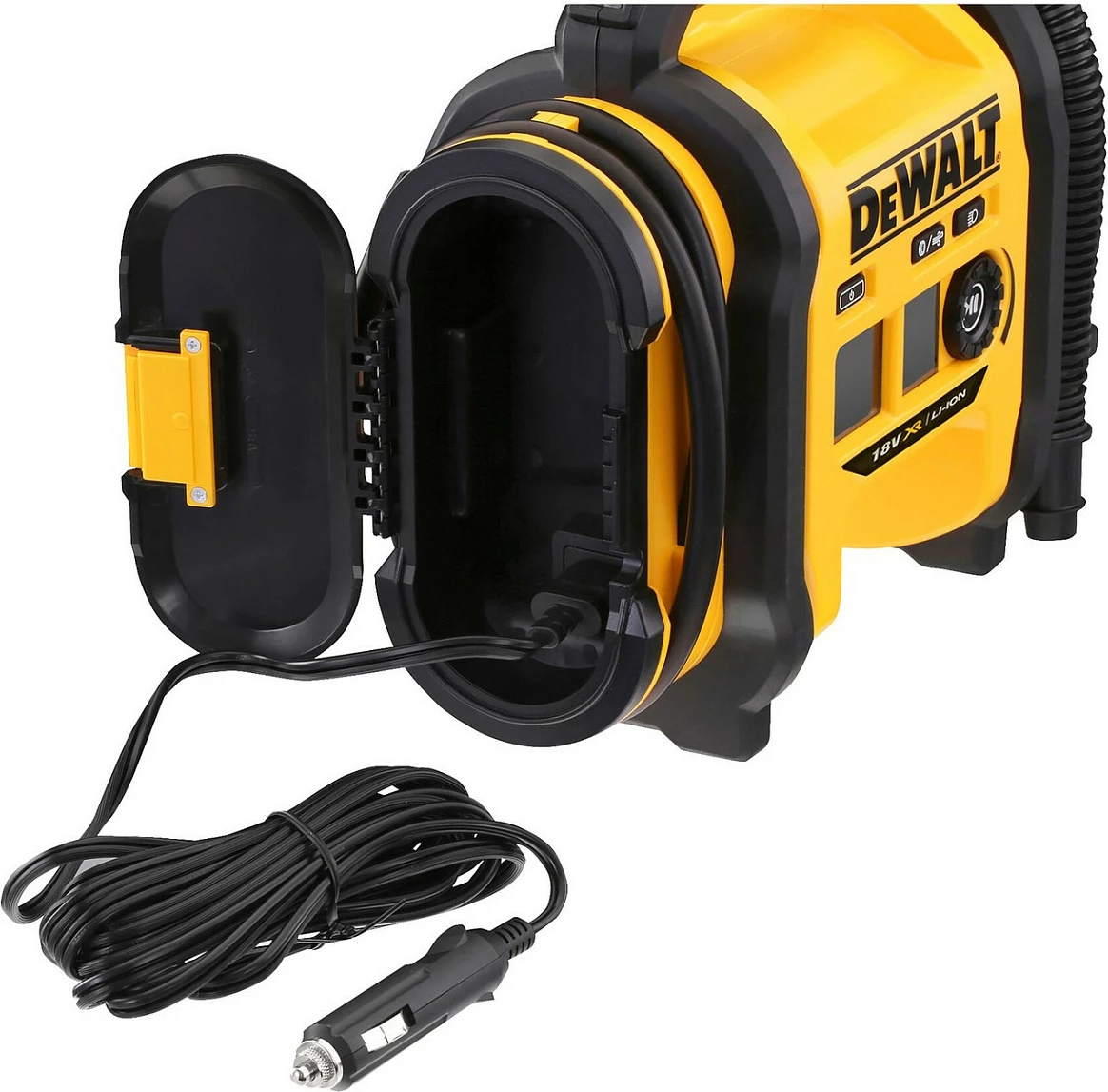 Kompresor ajri DeWALT DCC018N, 11 bar, 2.5 kg, zi-verdhë