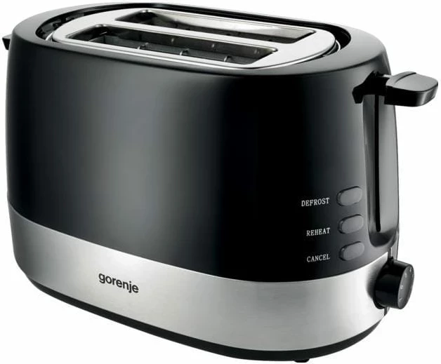 Toster Gorenje T850BK, 2 vende, 850W, inox/plastik, zi